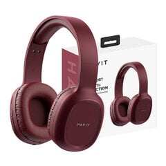 Havit H2590BT Red цена и информация | Теплая повязка на уши, черная | pigu.lt