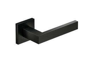 Durų rankena Metal-Bud Topaz, dažyta juoda spalva kaina ir informacija | Durų rankenos | pigu.lt