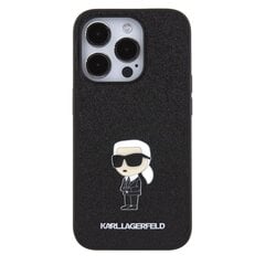 CG Mobile Karl Lagerfeld Fixed Glitter Metal Ikonik Case KLHCP15LGKNPSK kaina ir informacija | Telefono dėklai | pigu.lt