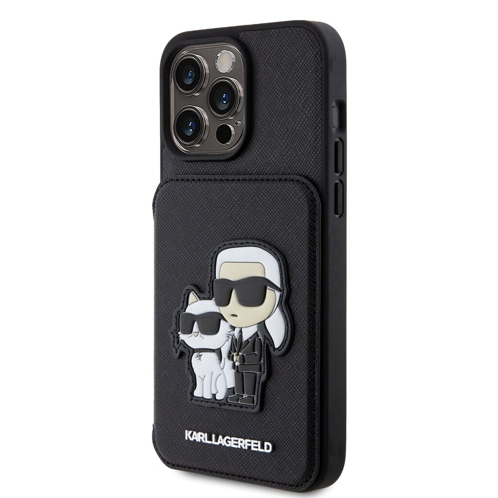 CG Mobile Karl Lagerfeld PU Karl and Choupette Case KLHCP15XSAKCSCK kaina ir informacija | Telefono dėklai | pigu.lt