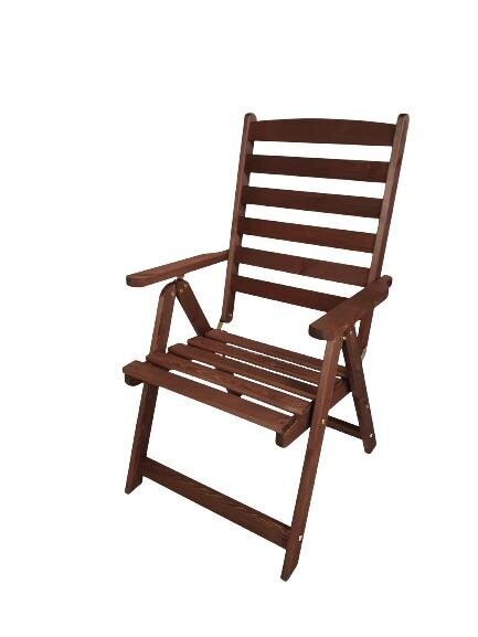 Lauko kėdė Sorrento, ruda kaina ir informacija | Lauko kėdės, foteliai, pufai | pigu.lt