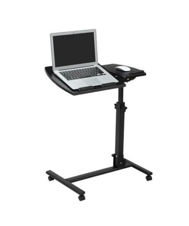 Mobilus kompiuterinis stalas Heppy, juodas kaina ir informacija | Kompiuteriniai, rašomieji stalai | pigu.lt