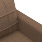 Dvivietė sofa vidaXL, 140cm, ruda цена и информация | Sofos | pigu.lt