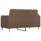 Dvivietė sofa vidaXL, 140cm, ruda kaina ir informacija | Sofos | pigu.lt