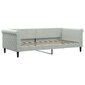 Sofa-lova vidaXL, 90x190 cm, pilka kaina ir informacija | Lovos | pigu.lt