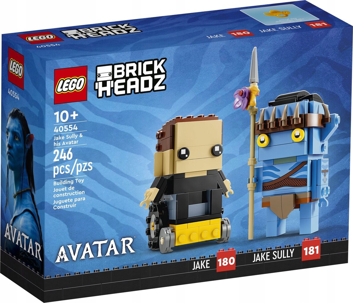 40554 LEGO® BrickHeadz Jake Sully ir jo avataras цена и информация | Konstruktoriai ir kaladėlės | pigu.lt