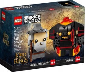 40631 LEGO® BrickHeadz Gandalf the Gray and the Balrog kaina ir informacija | Konstruktoriai ir kaladėlės | pigu.lt