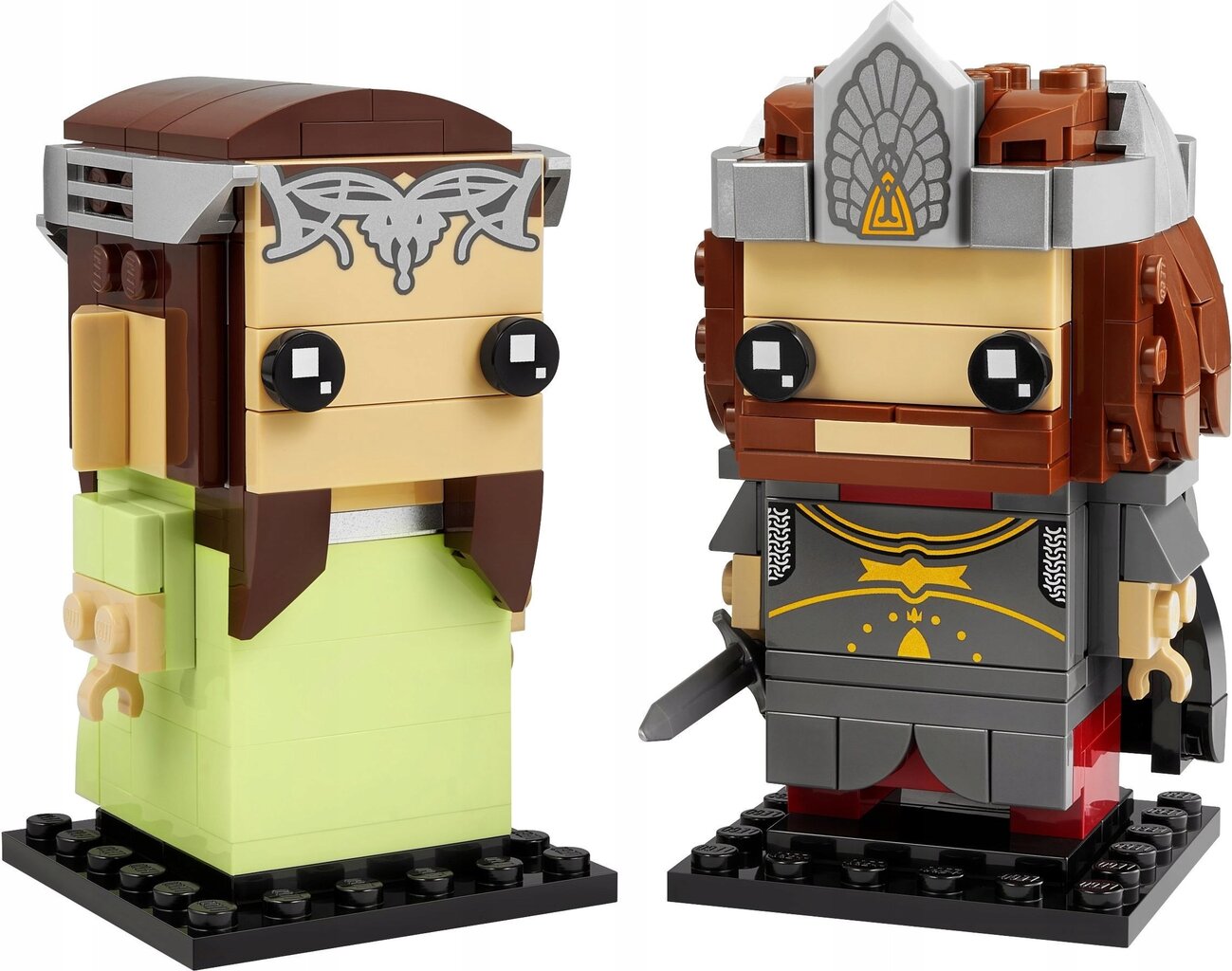 40632 LEGO® BrickHeadz Aragorn and Arwen kaina ir informacija | Konstruktoriai ir kaladėlės | pigu.lt