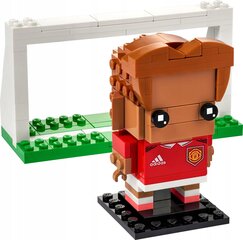 40541 LEGO® BrickHeadz Manchester United futbolo žaidėjas цена и информация | Конструкторы и кубики | pigu.lt