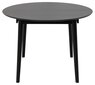 Valgomojo stalas Actona Montreux, juodas kaina ir informacija | Virtuvės ir valgomojo stalai, staliukai | pigu.lt