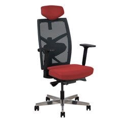 Рабочий стул TUNE темно-красный/черный цена и информация | Офисные кресла | pigu.lt