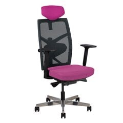Darbo kėdė Tune, rožinė/juoda kaina ir informacija | Biuro kėdės | pigu.lt