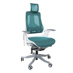 Darbo kėdė Wau, mėlyna/balta kaina ir informacija | Biuro kėdės | pigu.lt