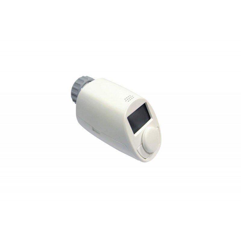 Elektroninė termostatinė galvutė EM-GT-01 Simple, su adapteriu цена и информация | Priedai šildymo įrangai | pigu.lt