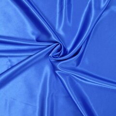 Ткань атласная Королевский синий, 3 м цена и информация | Ткани | pigu.lt