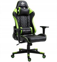 Žaidimų kėdė Helios Kraken Chairs, žalia/juoda цена и информация | Офисные кресла | pigu.lt