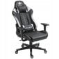 Pasukama žaidimų kėdė, Helios, Kraken Chairs, sidabras/juoda kaina ir informacija | Biuro kėdės | pigu.lt