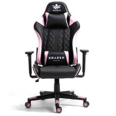 Pasukama žaidimų kėdė, Helios, Kraken Chairs, rožinis/juoda цена и информация | Офисные кресла | pigu.lt