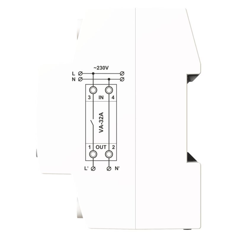 Įtampos rele DigiTOP VA-32A G3R 1 vnt. kaina ir informacija | Elektros jungikliai, rozetės | pigu.lt