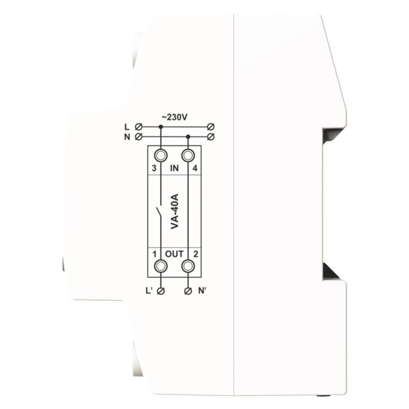 Įtampos rele DigiTOP VA-40A G3W 1 vnt. kaina ir informacija | Elektros jungikliai, rozetės | pigu.lt