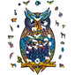 Medinė dėlionė Unidragon Charming Owl, 101 det. kaina ir informacija | Dėlionės (puzzle) | pigu.lt