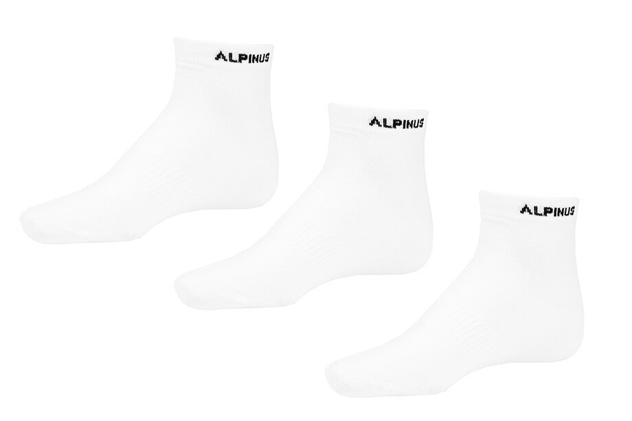 Kojinės unisex Alpinus FL43761, baltos, 3 poros kaina ir informacija | Vyriškos kojinės | pigu.lt