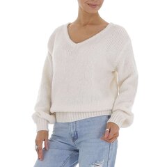 Megztinis moterims White Icy, baltas kaina ir informacija | Megztiniai moterims | pigu.lt