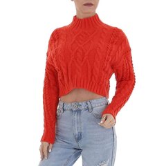 Megztinis moterims White Icy, oranžinis kaina ir informacija | Megztiniai moterims | pigu.lt