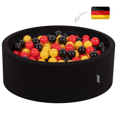 KiddyMoon 90X30 см/200 шаров ∅ 7 см/2,75 дюйма, углубление для детских поролоновых мячей, сертифицировано, сделано в ЕС, Apple: зеленый/красный цена и информация | Игрушки для малышей | pigu.lt