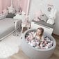 Kamuoliukų baseinas KiddyMoon 90x30cm/200, rožinis цена и информация | Žaislai kūdikiams | pigu.lt