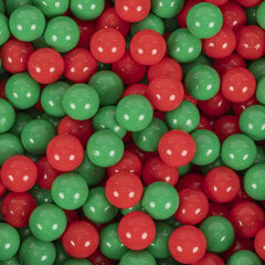 KiddyMoon 90X30 см/200 шаров ∅ 7 см/2,75 дюйма, углубление для детских поролоновых мячей, сертифицировано, сделано в ЕС, Apple: зеленый/красный цена и информация | Игрушки для малышей | pigu.lt