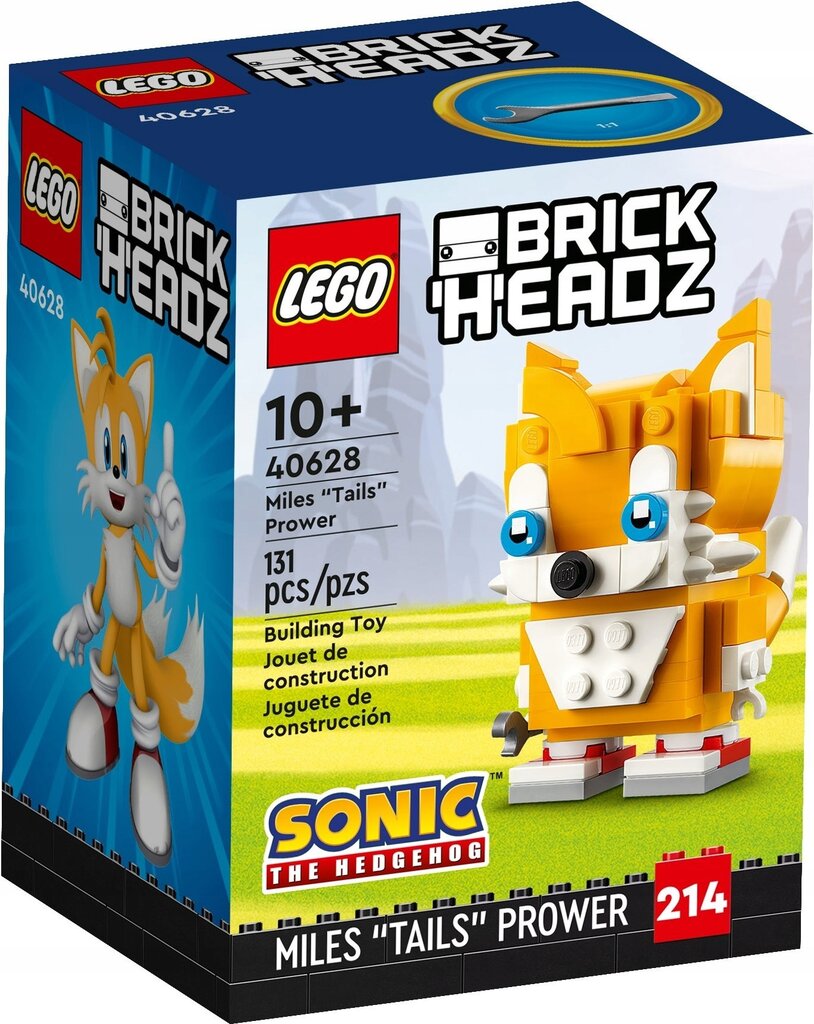 40628 LEGO® BrickHeadz Miles Tails Prower kaina ir informacija | Konstruktoriai ir kaladėlės | pigu.lt