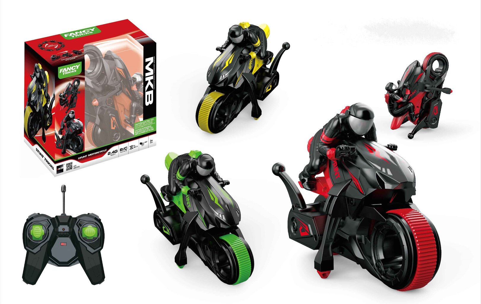 Motociklas RC su valdymo pultu kaina ir informacija | Žaislai berniukams | pigu.lt