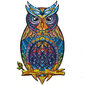 Medinė dėlionė Unidragon Charming Owl, 186 det. kaina ir informacija | Dėlionės (puzzle) | pigu.lt