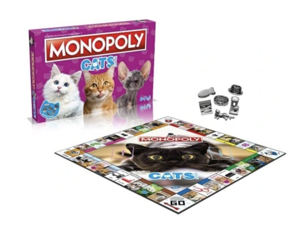 Stalo žaidimas Monopolis Katės цена и информация | Stalo žaidimai, galvosūkiai | pigu.lt
