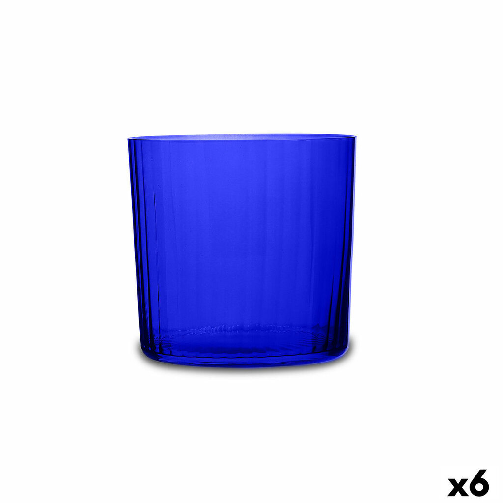 Stiklas Bohemia Crystal Optic Mėlyna stiklas 350 ml (6 vnt.) цена и информация | Taurės, puodeliai, ąsočiai | pigu.lt