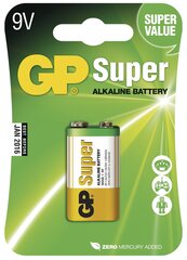 GP Super elementai 6LR61 (9V) kaina ir informacija | Elementai | pigu.lt