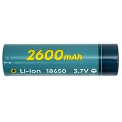 Akumuliatorius 18650, 3.7V, 1C, 2600mAh kaina ir informacija | Elementų krovikliai | pigu.lt