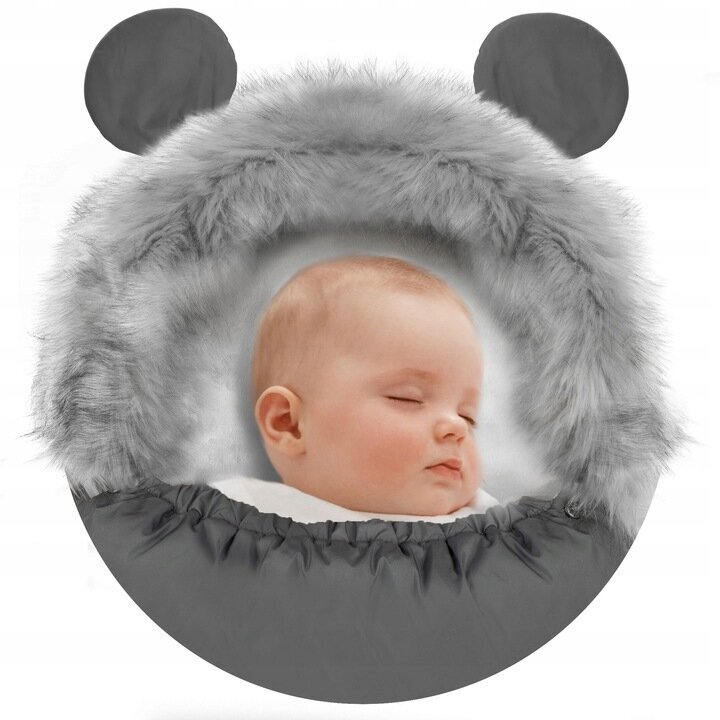Kūdikio miegmaišis RicoKids, pilkas kaina ir informacija | Vokeliai, miegmaišiai, pagalvės | pigu.lt