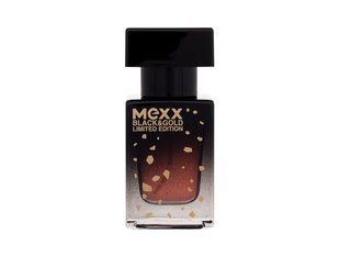 Tualetinis vanduo Mexx Black & Gold Limited Edition EDT moterims, 15 ml kaina ir informacija | Kvepalai moterims | pigu.lt