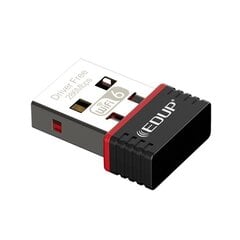 EDUP EP-AX300 Nano USB-адаптер WiFi 6 286Mbps / 802.11ax / ALC8800 цена и информация | Адаптеры, USB-разветвители | pigu.lt