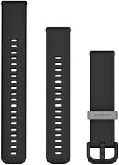 Garmin ремешок для часов Vivoactive 5 20 мм, черный цена и информация | Аксессуары для смарт-часов и браслетов | pigu.lt