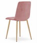 3-ių kėdžių komplektas Kara, rožinis kaina ir informacija | Virtuvės ir valgomojo kėdės | pigu.lt