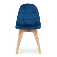 3-ių kėdžių komplektas Bora, mėlynas kaina ir informacija | Virtuvės ir valgomojo kėdės | pigu.lt