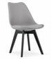 2-ių kėdžių komplektas Mark, pilkas kaina ir informacija | Virtuvės ir valgomojo kėdės | pigu.lt