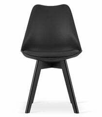 Набор из 3 стульев Mark, черный цена и информация | Стулья для кухни и столовой | pigu.lt