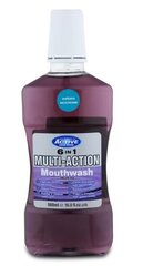 Burnos skalavimo skystis Beauty Formulas Active Oral Care Mouthwash 6in1, 500 ml kaina ir informacija | Dantų šepetėliai, pastos | pigu.lt
