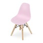 2-ių vaikiškų kėdžių komplektas Zubi, rožinis kaina ir informacija | Vaikiškos kėdutės ir staliukai | pigu.lt