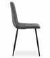 3-ių kėdžių komplektas Kara, pilkas цена и информация | Virtuvės ir valgomojo kėdės | pigu.lt