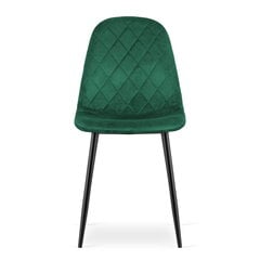 2-ių kėdžių komplektas Asti, žalias kaina ir informacija | Virtuvės ir valgomojo kėdės | pigu.lt